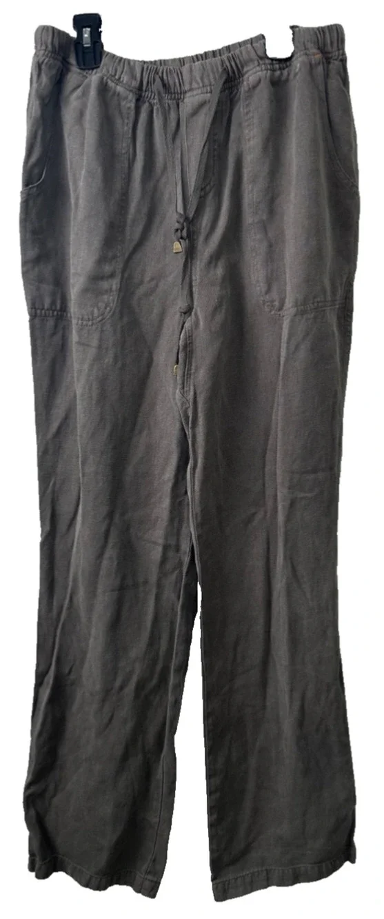Dash Hemp Santa Cruz Relaxed Elastic Waist Pants Mens M Hemp Lyocell Relaxed D29